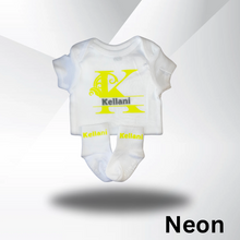 Load image into Gallery viewer, Baby Letter Onesie and Socks set
